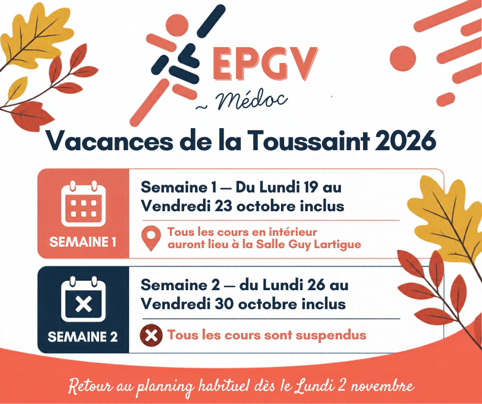 Vacances de la Toussaint 2026