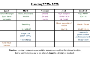Début des cours- Horaires- Tarifs